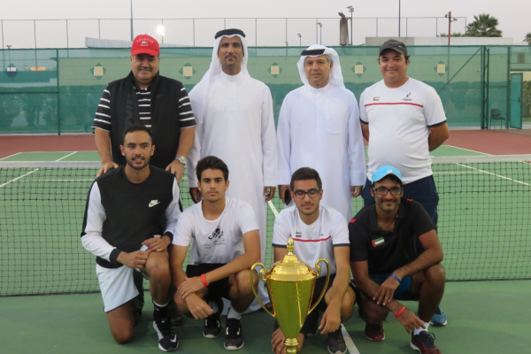 UAE national tennis team trains at Al Habtoor Tennis Academy ahead of