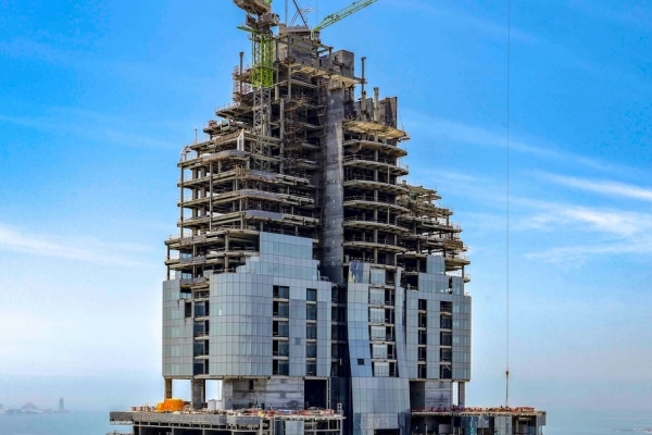 Al Habtoor Tower Reaches Topping-Out Milestone